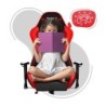 HUZARO RANGER 6.0 Red Mesh Gaming Chair for Kids