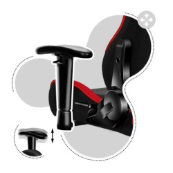 HUZARO RANGER 6.0 Red Mesh Gaming Chair for Kids
