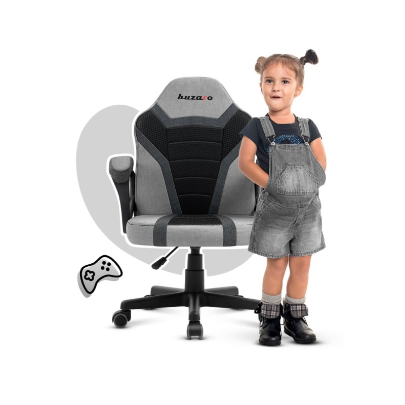 HUZARO RANGER 1.0 Grey Mesh Gaming Chair for Kids