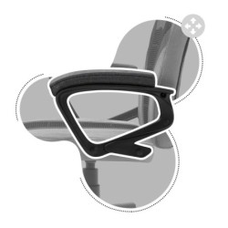 HUZARO RANGER 1.0 Grey Mesh Gaming Chair for Kids