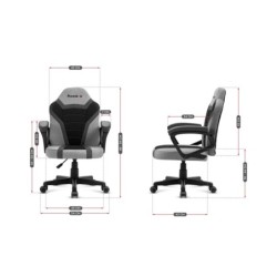 HUZARO RANGER 1.0 Grey Mesh Gaming Chair for Kids