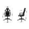 Huzaro Force 2.5 White Mesh Gaming Chair