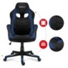 HUZARO FORCE 2.5 Blue Mesh Gaming Chair