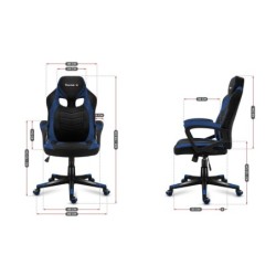 HUZARO FORCE 2.5 Blue Mesh Gaming Chair