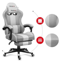 HUZARO Force 4.7 White Mesh Gaming Chair
