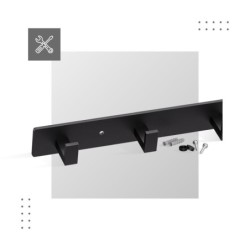 Mark Adler Level 1.5 Black Towel Hanger