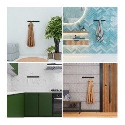 Mark Adler Level 1.5 Black Towel Hanger