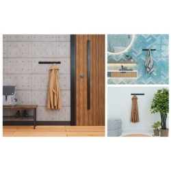 Mark Adler Level 1.5 Black Towel Hanger