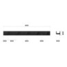 Mark Adler Level 1.5 Black Towel Hanger