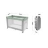Mark Adler Dream 3.0 Aquamarine travel crib