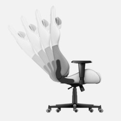 HUZARO FORCE 6.2 White Mesh Gaming Chair