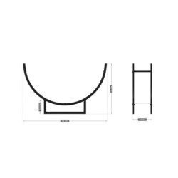Silvan 2.0 wood rack