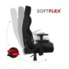 HUZARO FORCE 7.9 Black Mesh Gaming Chair