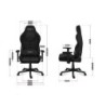 HUZARO FORCE 7.9 Black Mesh Gaming Chair