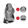 HUZARO FORCE 7.9 Grey Mesh Gaming Chair