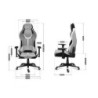 HUZARO FORCE 7.9 Grey Mesh Gaming Chair