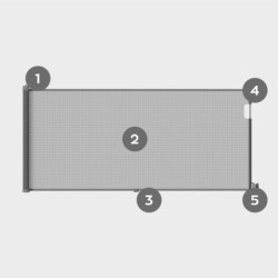 Bramka Guardian 1.8 Grey